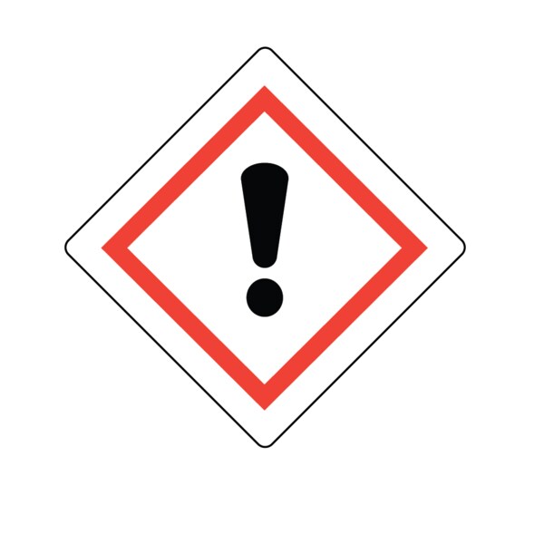 GHS Pictogram Label - Irritant 2" x 2"